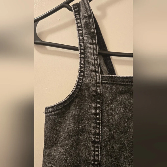 Girls' Denim Dress - Art Class Black Acid Wash Size XL 14 - Picture 3 of 8